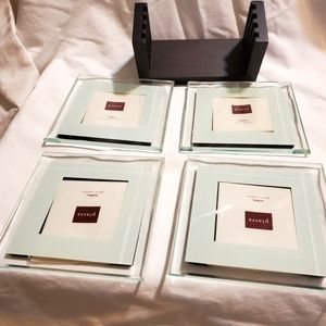 Photo Glass Coasters Photo Frame Set of 4